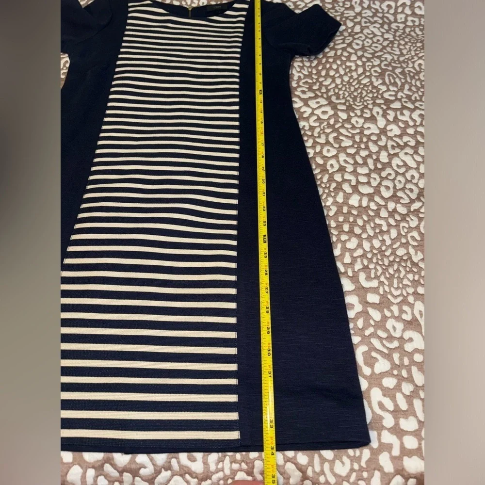J. Crew striped front dress